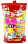 78 Pcs Building Block Bag – Creative Learning Construction Toy for Kids - Toy Venture