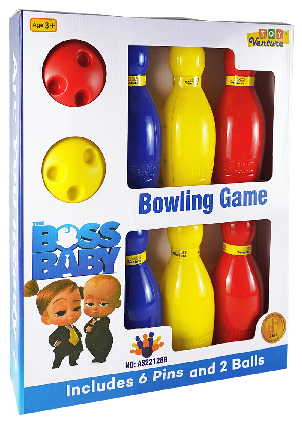 Baby Boss 2-in-1 Bowling Game – Fun Indoor Activity Toy for Kids