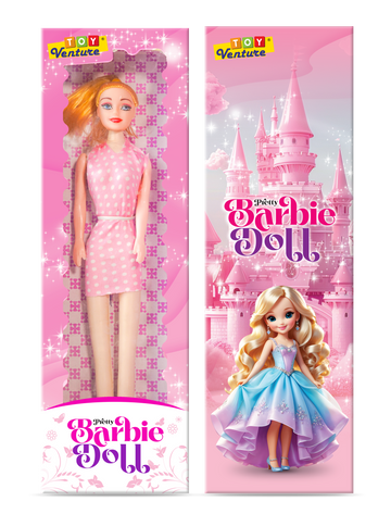 Pretty Barbie Style Fashion Doll for Girls 3+ Years