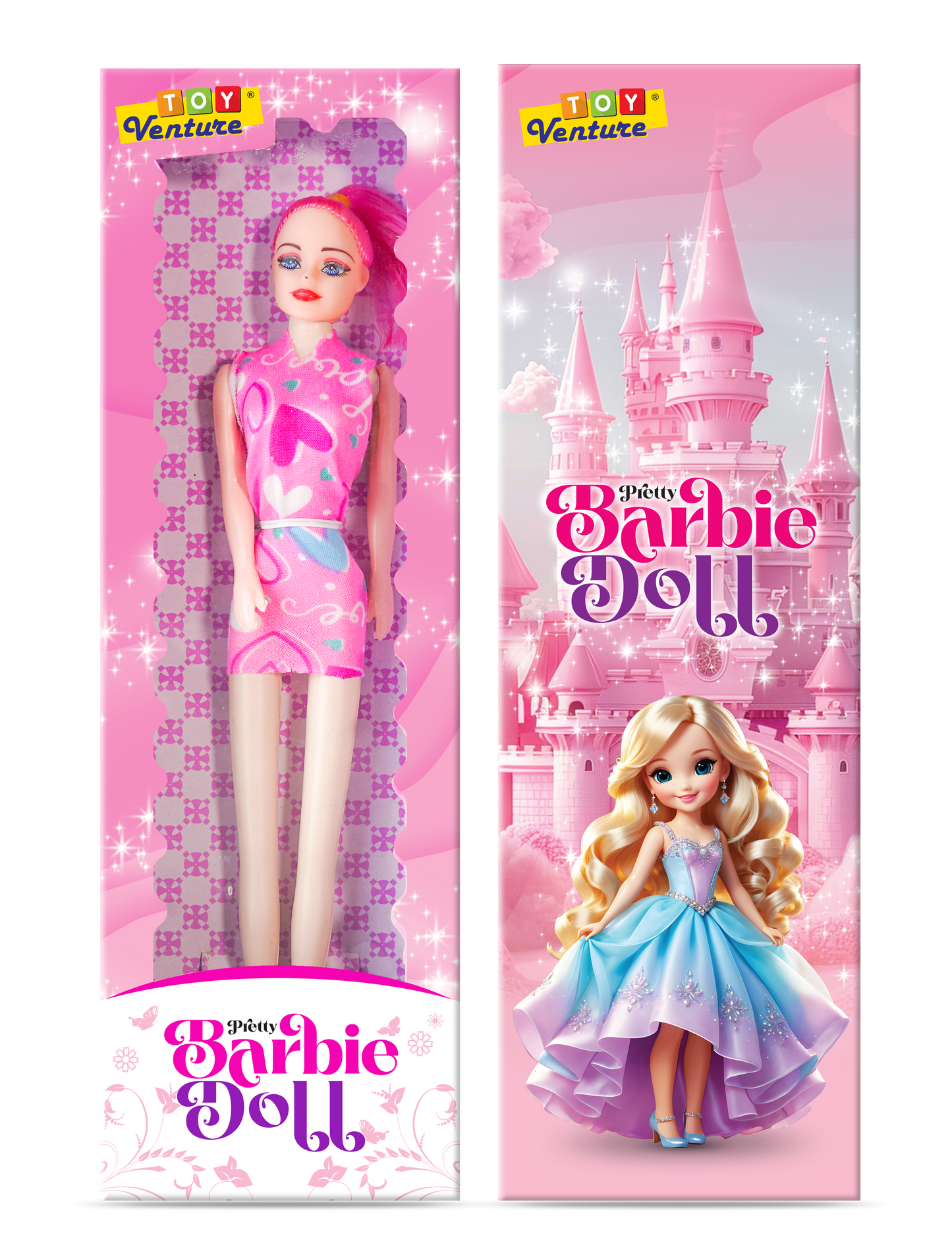 Pretty Barbie Style Fashion Doll for Girls 3+ Years