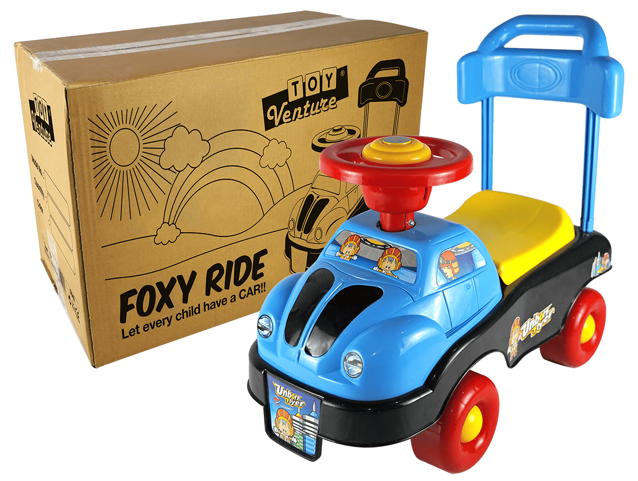 Foxy Ride Push Car – Stylish Ride - On Toy for Toddlers - Toy Venture