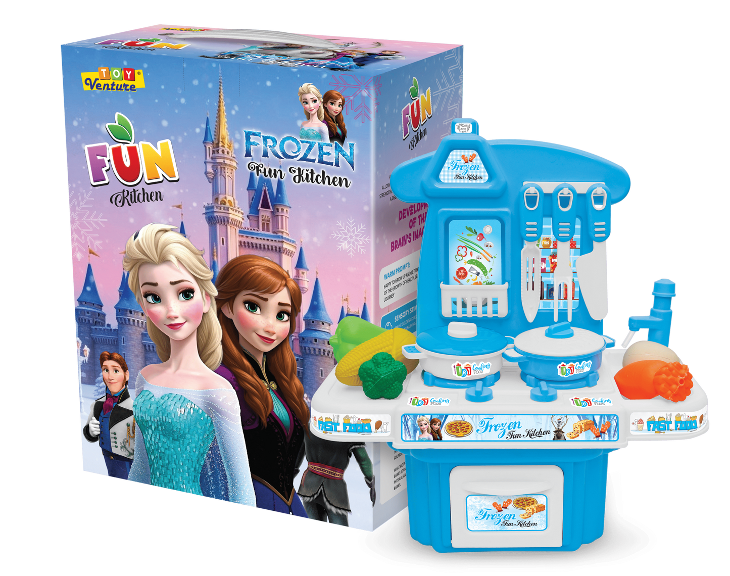 Frozen Magic Kitchen Playset with Accessories - Toy Venture