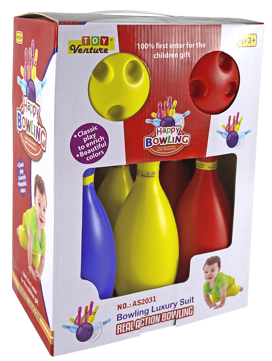 Happy Bowling Game – Fun Indoor Bowling Toy for Kids - Toy Venture