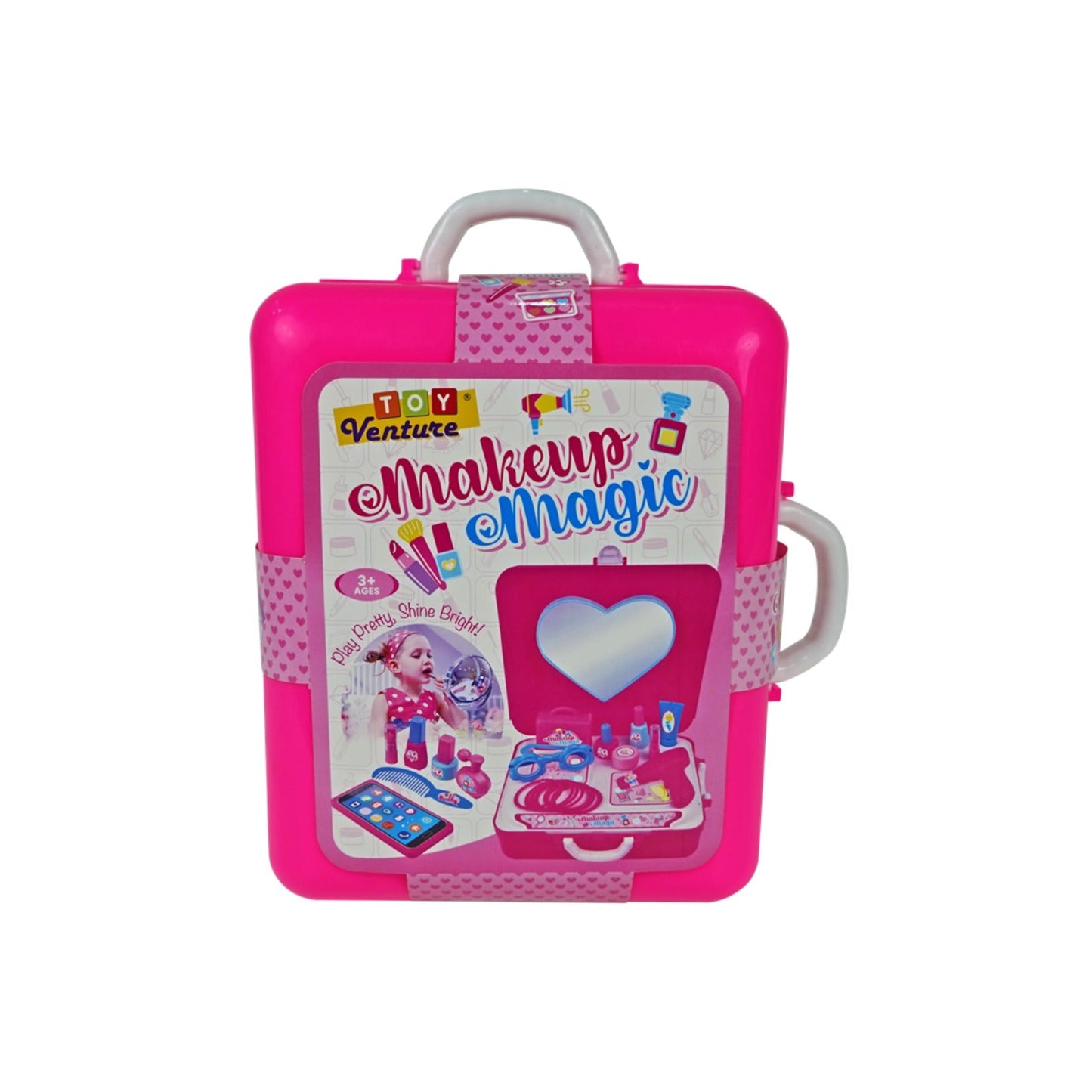 Makeup Magic Briefcase – Pretend Beauty & Salon Playset for Kids - Toy Venture