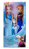 Frozen Style Twin Fashion Dolls Gift Set for Girls