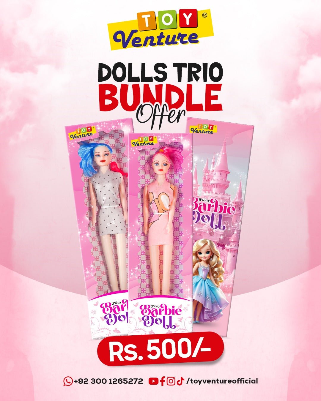 Dolls Trio Bundle Offer - Toy Venture