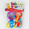 4 Pcs Rattle Set – Safe & Colorful Baby Toy for Newborns - Toy Venture
