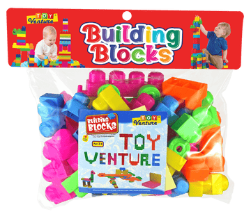 54 Pcs Building Block Set – Educational Construction Toy for Kids - Toy Venture