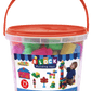 75 Pcs Building Block Bucket – Educational Construction Toy Set for Kids - Toy Venture