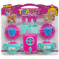 Kids Pretend Play Tea Set with Stove and Utensils