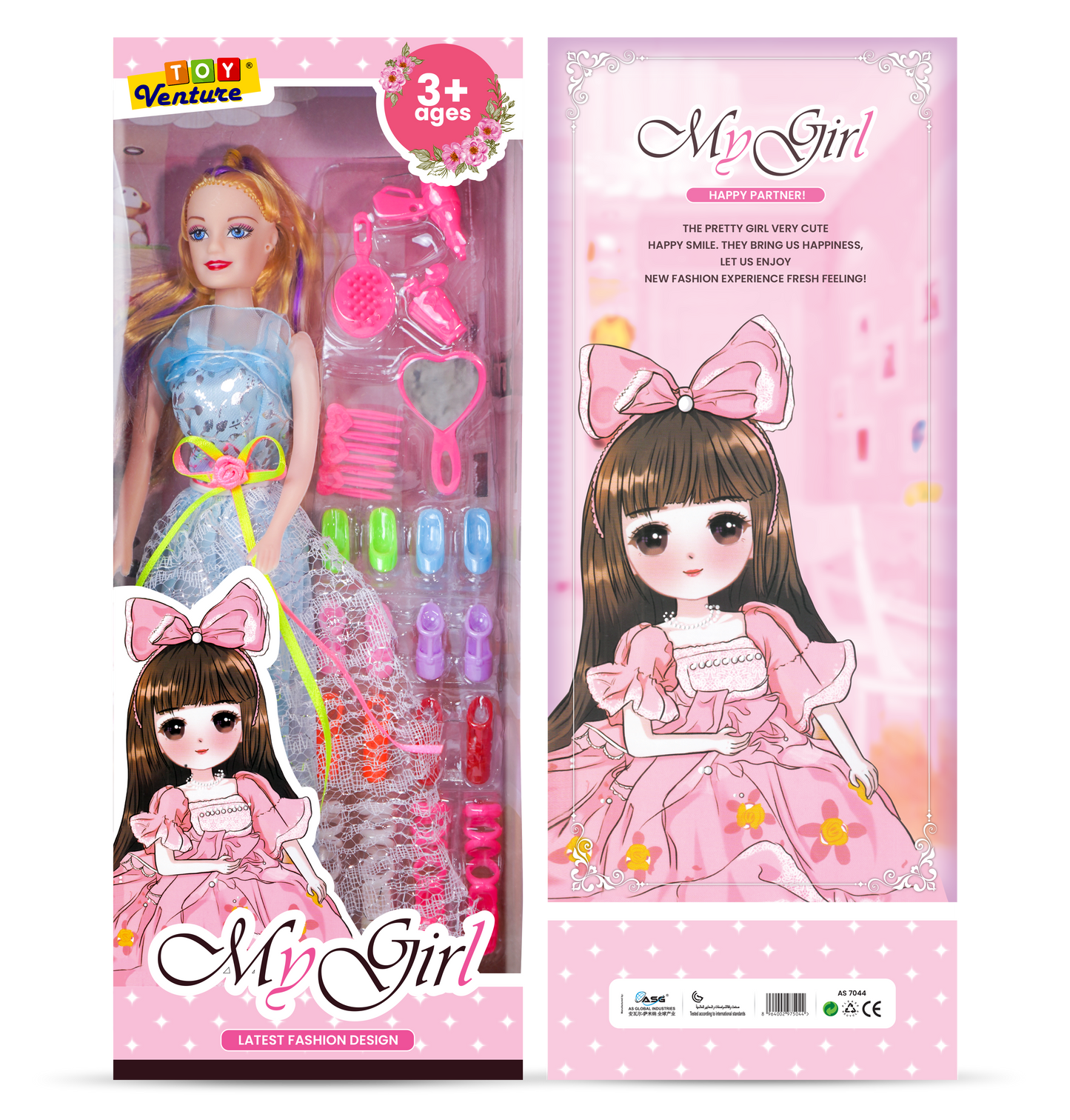 My Girl Fashion Doll with Styling Accessories for Girls 3+ Years