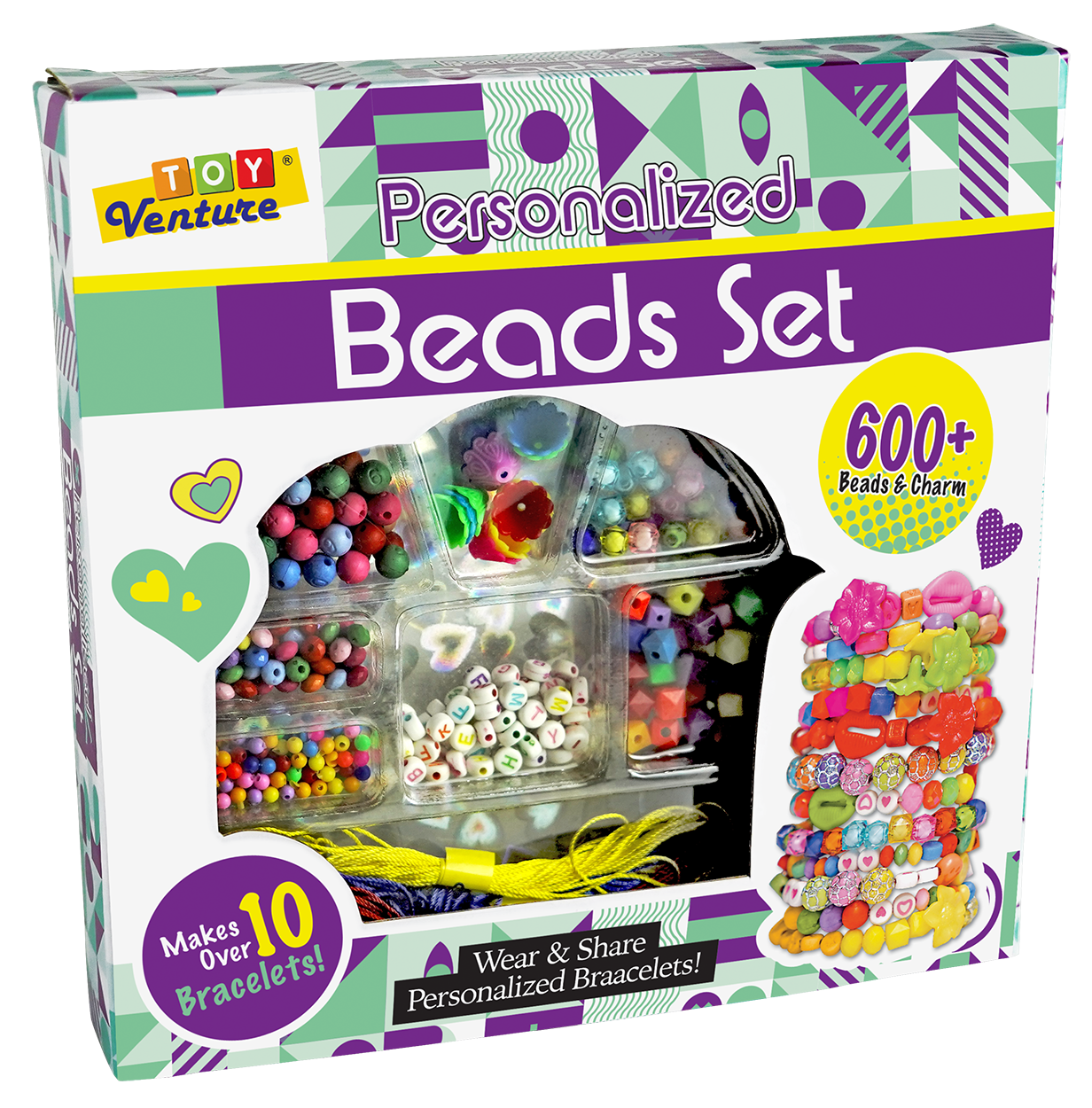 Beads Set – Creative DIY Jewelry Making Toy for Kids