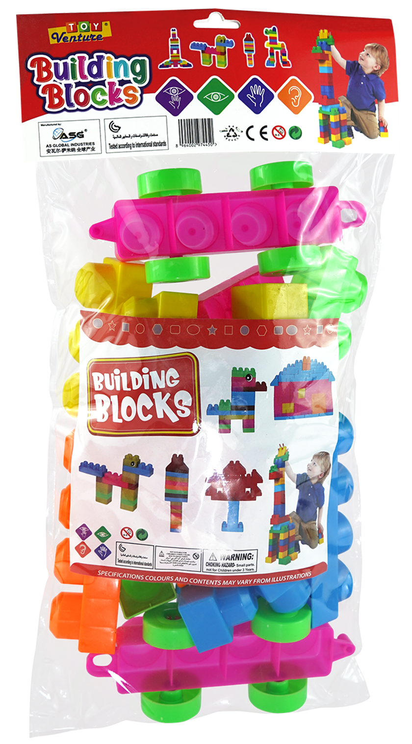 34 Pcs Building Block Set – Creative Construction Toy for Kids