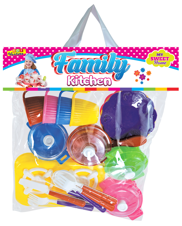 Multi Kitchen Set – Pretend Cooking Toy Playset for Kids