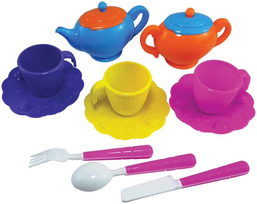 Multi Tea Set – Pretend Tea Party Playset for Kids