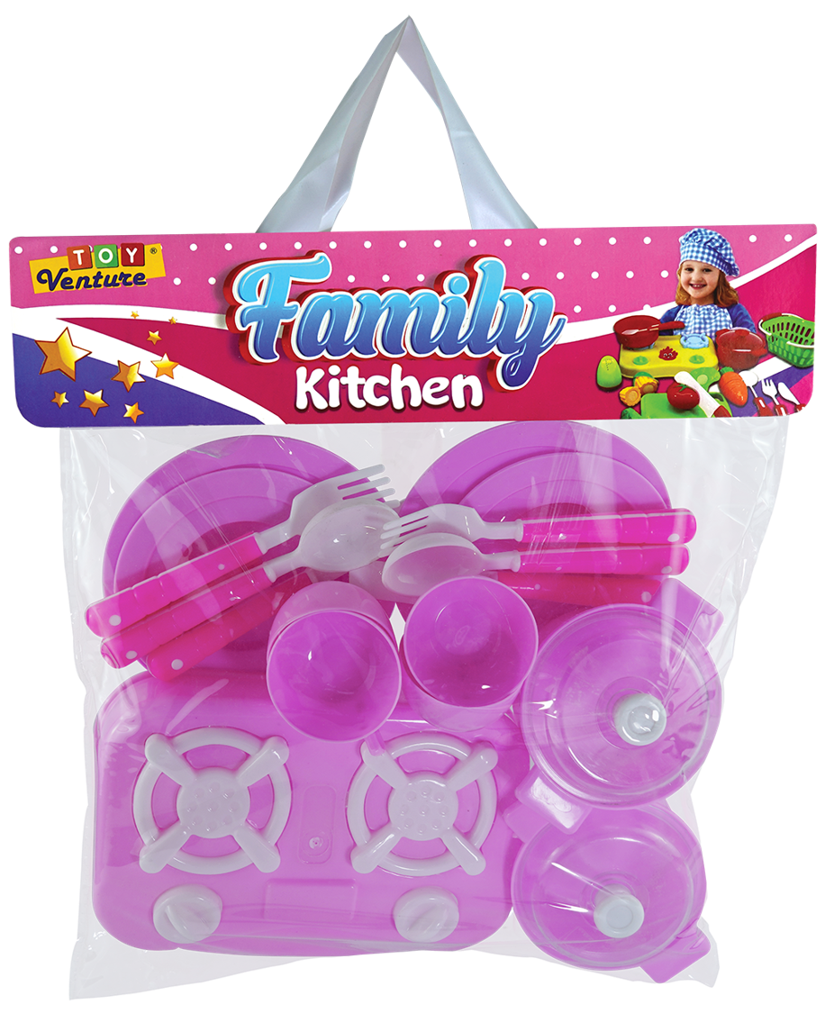 Kitchen Set – Pretend Cooking Toy Playset for Kids