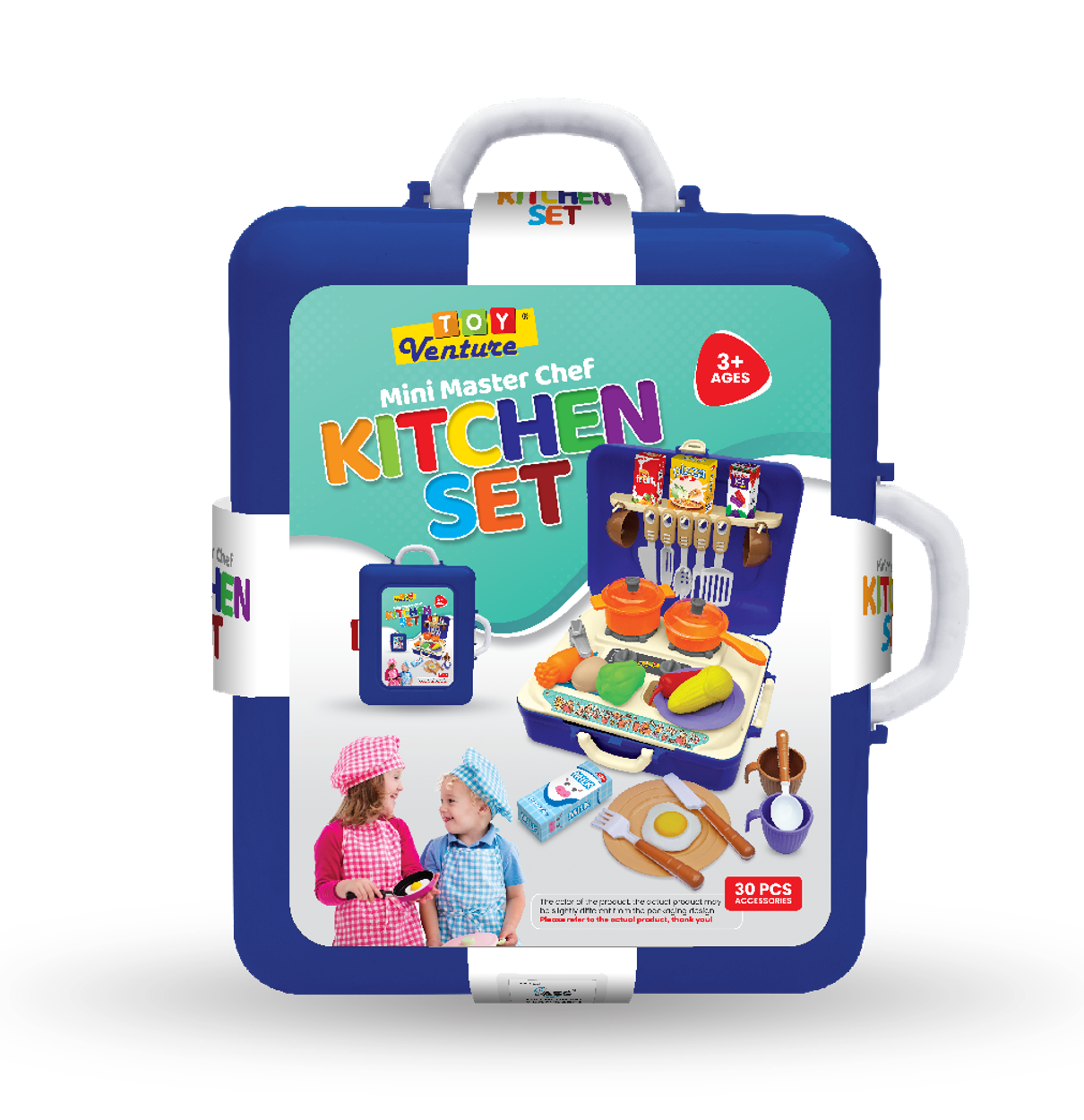 Mini Master Chef Briefcase – Portable Kitchen Playset for Kids