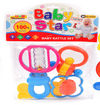 4 Pcs Rattle Set – Safe & Colorful Baby Toy for Newborns