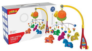 Dreamful Mobile Box (Horse) – Musical Crib Mobile with Lights for Babies