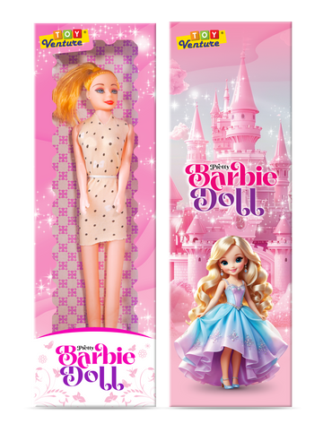 Pretty Barbie Style Fashion Doll for Girls 3+ Years
