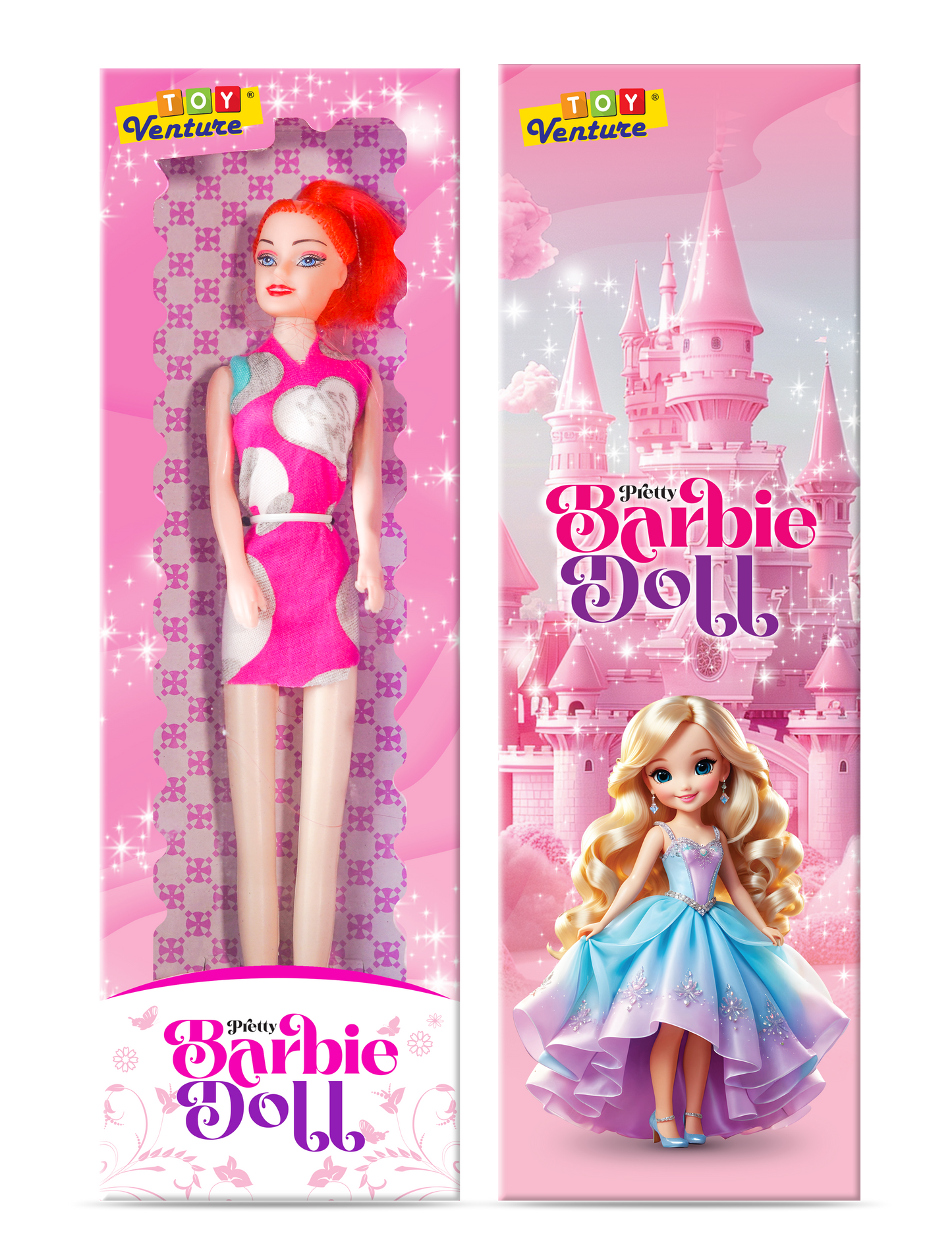 Pretty Barbie Style Fashion Doll for Girls 3+ Years