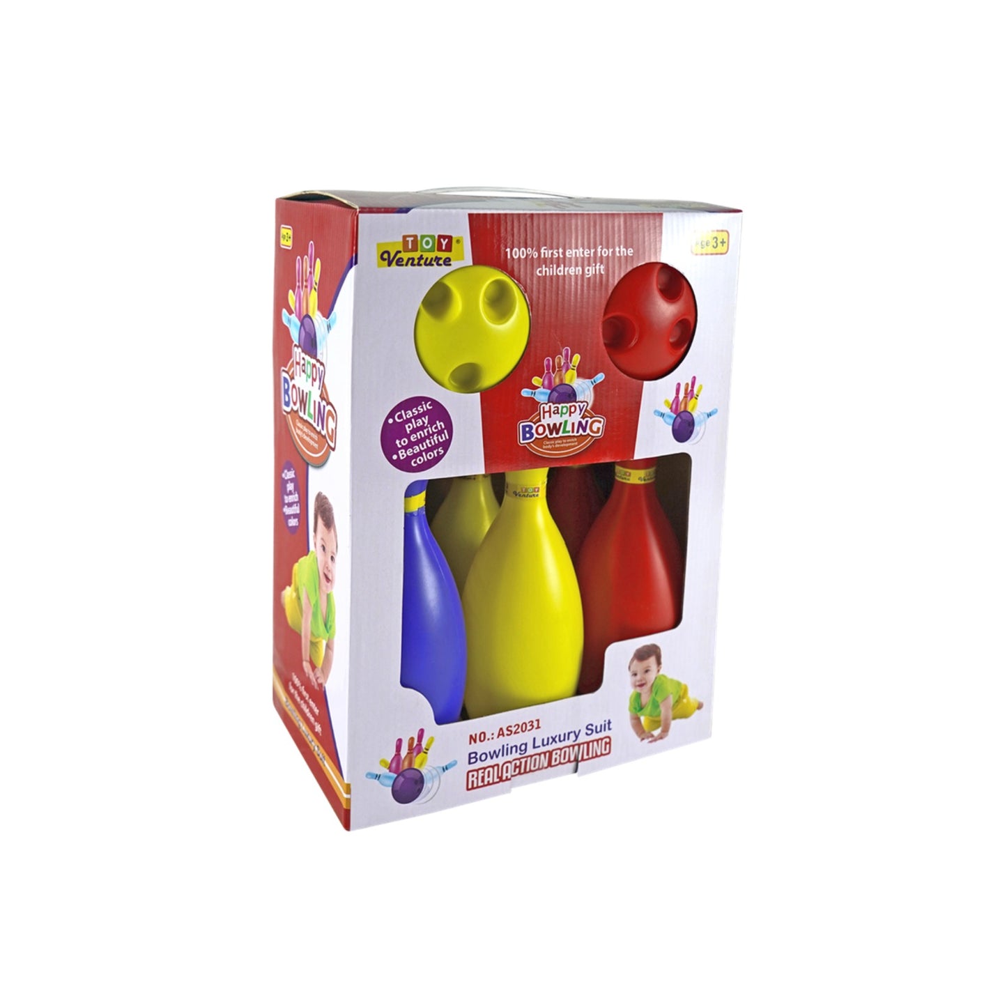 Happy Bowling Game – Fun Indoor Bowling Toy for Kids