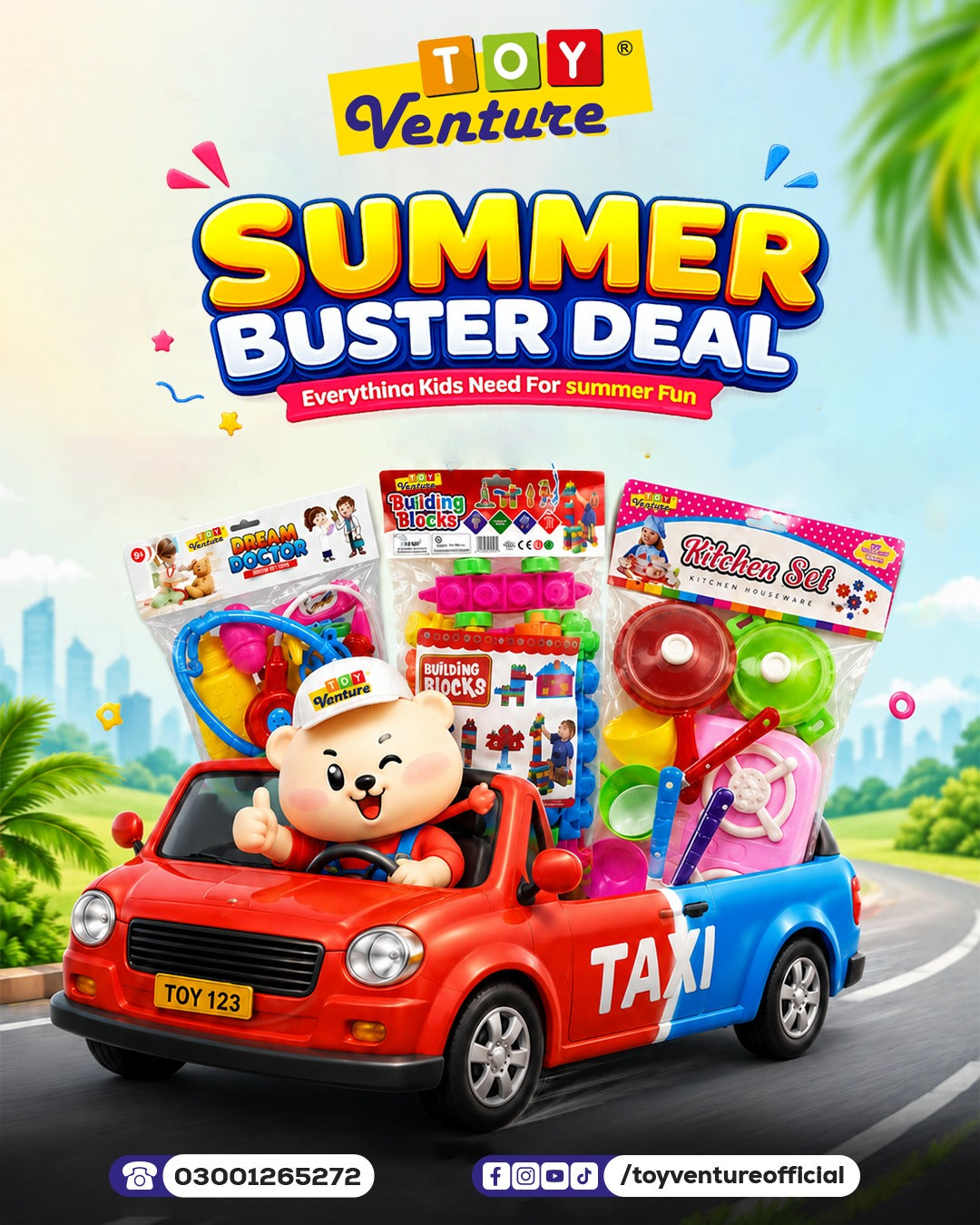 Summer Buster Toy Bundle