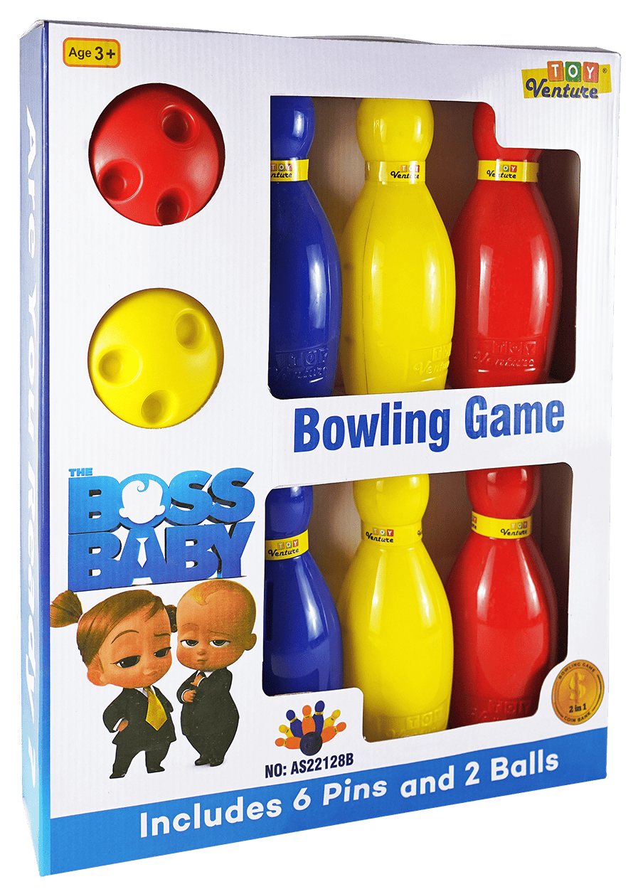 Baby Boss 2 - in - 1 Bowling Game – Fun Indoor Activity Toy for Kids - Toy Venture