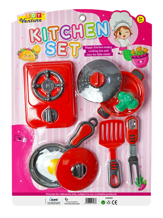 Kitchen Set Card (M) – Medium Pretend Play Cooking Toy for Kids