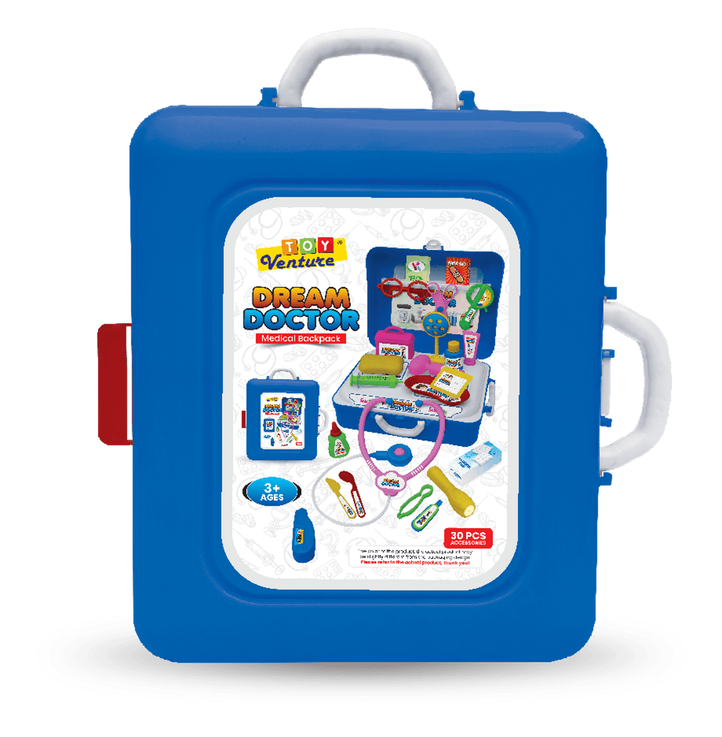 Dream Doctor Briefcase Blue – Pretend Doctor Playset for Kids - Toy Venture