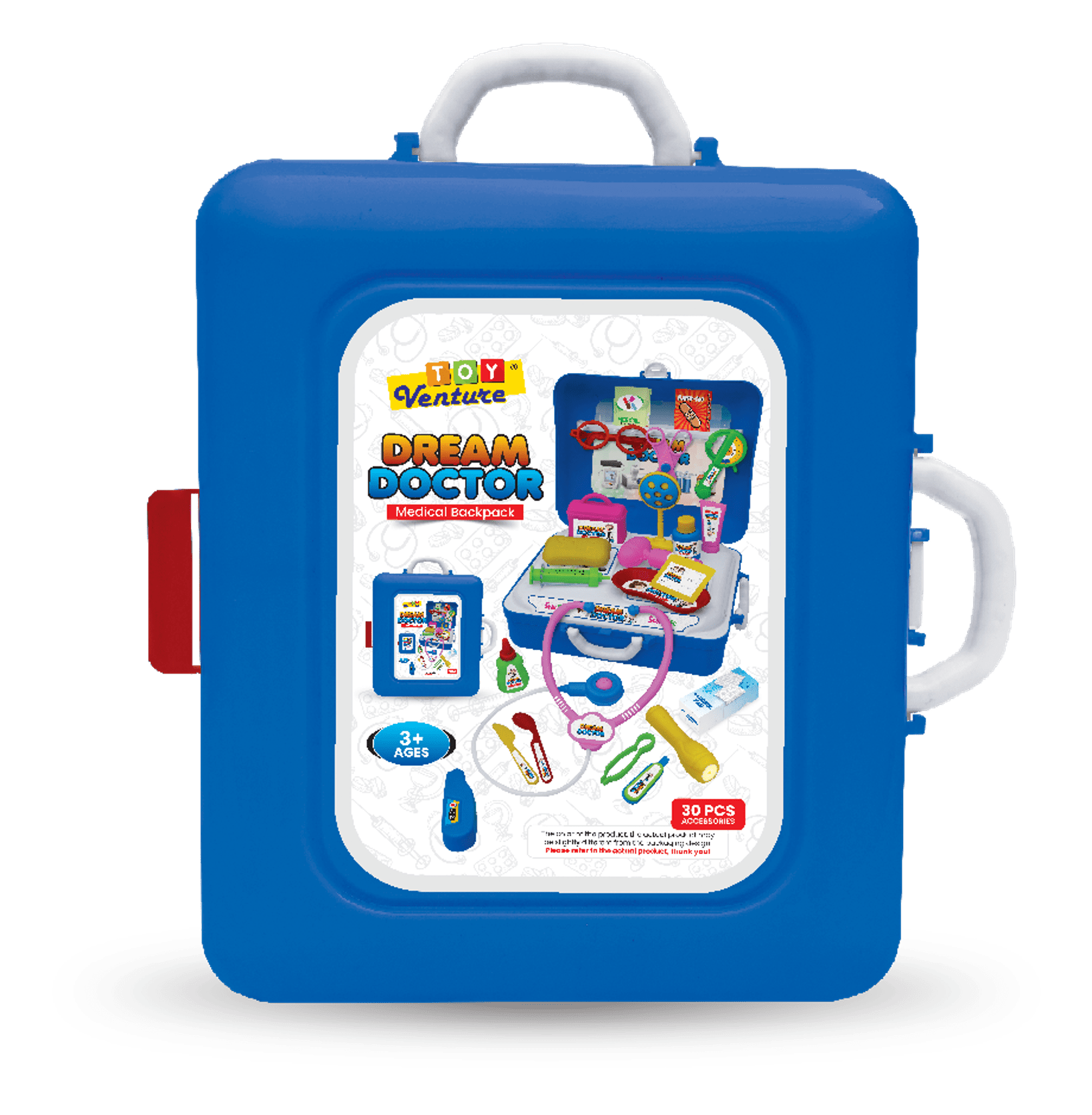 Dream Doctor Briefcase Blue – Pretend Doctor Playset for Kids - Toy Venture