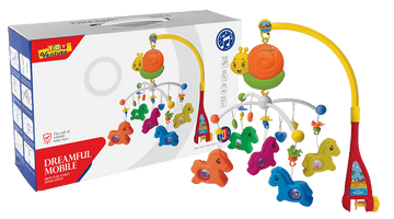 Dreamful Mobile Box (Horse) – Musical Crib Mobile with Lights for Babies - Toy Venture