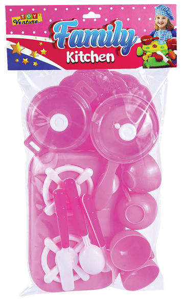 Kitchen Set – 24 - Piece Fun Pretend Cooking Playset for Kids - Toy Venture