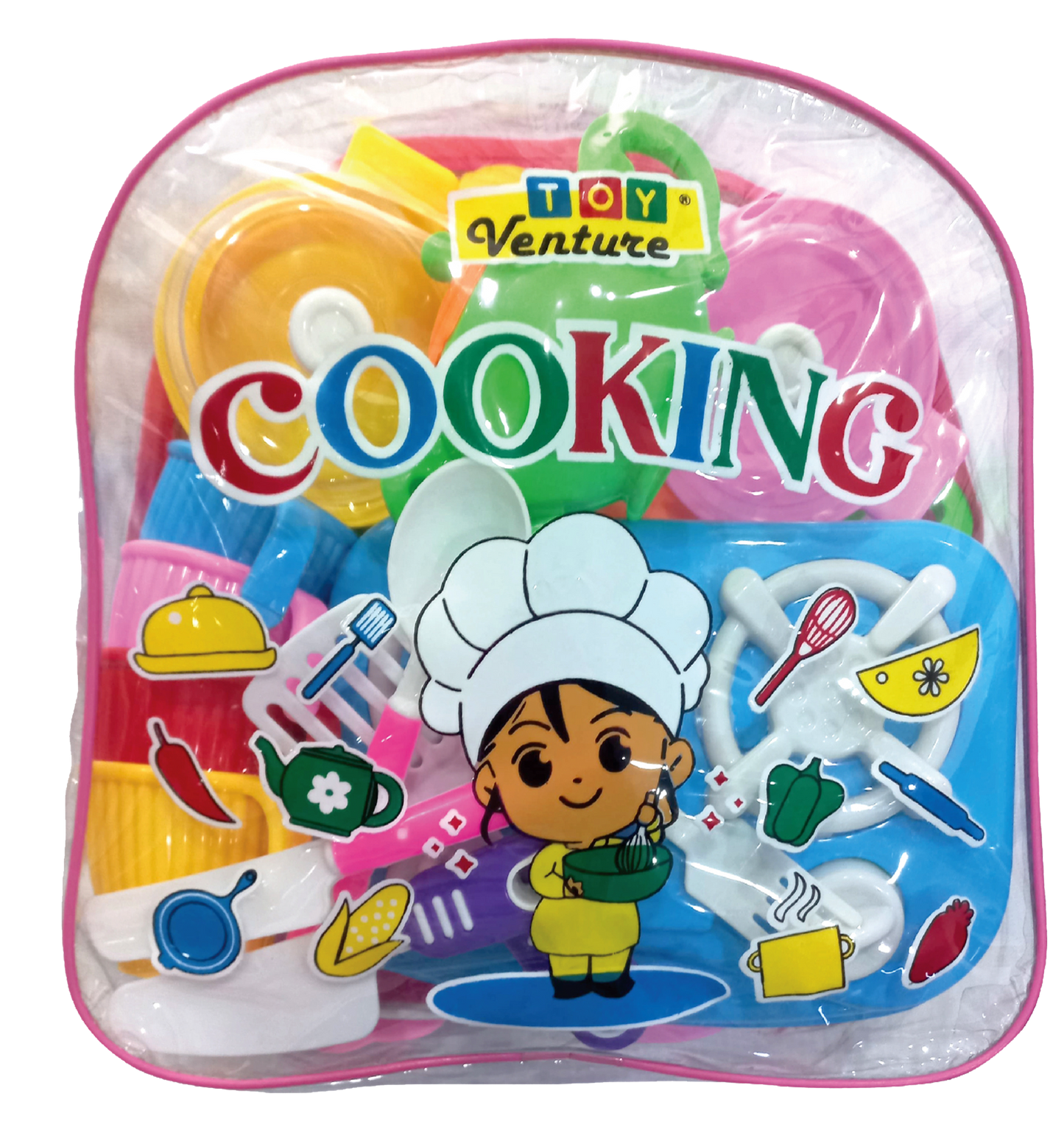 Kitchen Set Bag Medium – Portable Pretend Cooking Playset for Kids - Toy Venture