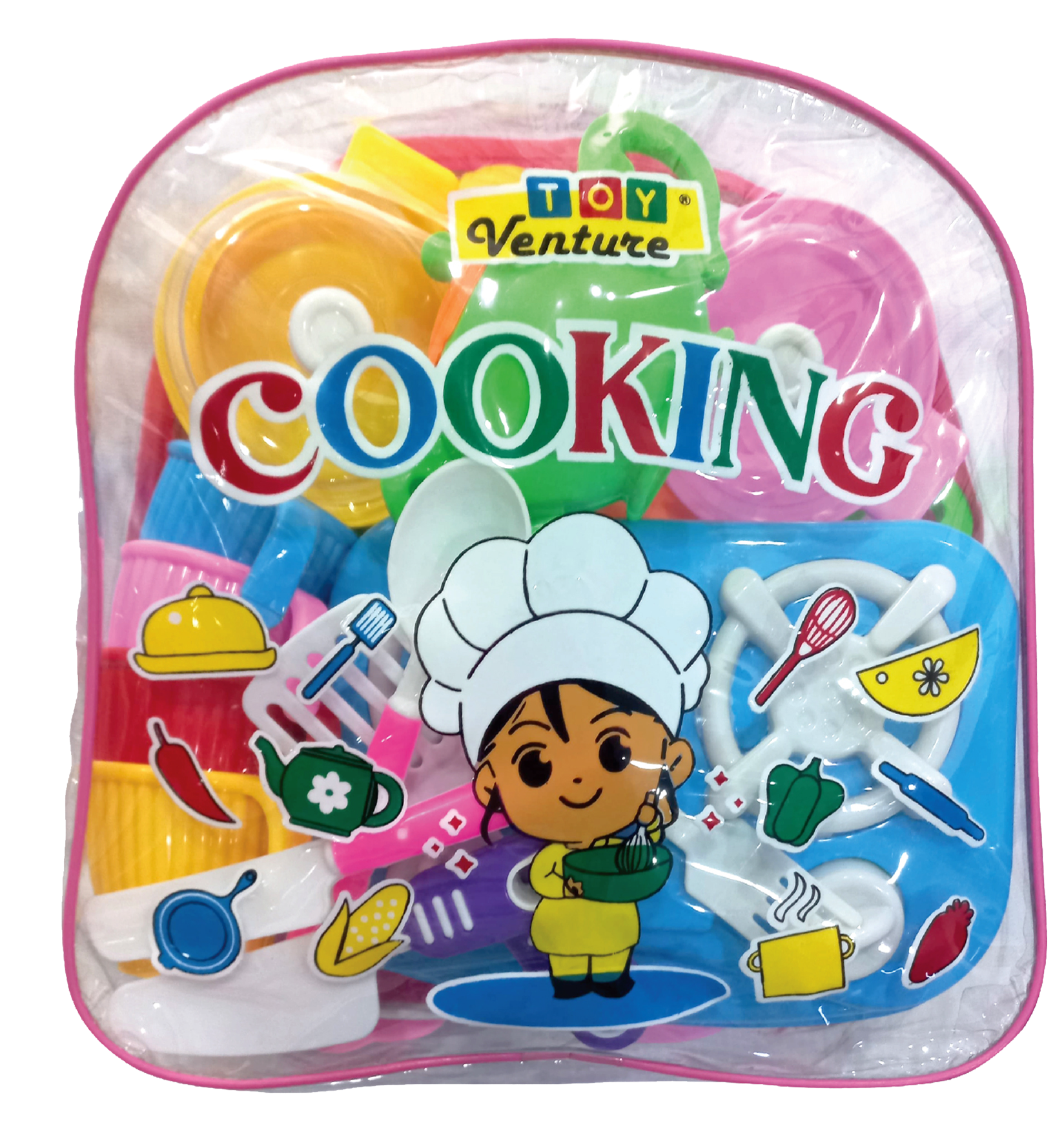 Kitchen Set Bag Medium – Portable Pretend Cooking Playset for Kids - Toy Venture