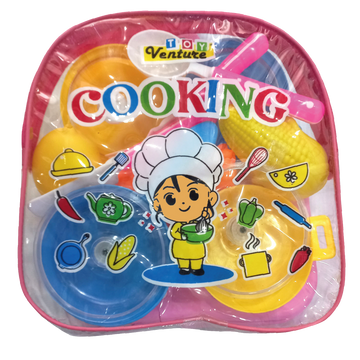 Kitchen Set Bag Small – Portable Pretend Cooking Playset for Kids - Toy Venture