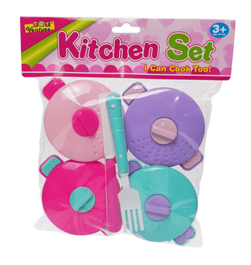 Kitchen Set (Pot Set) – Pretend Cooking Playset for Kids - Toy Venture