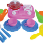 Kitchen Tea Set – Pretend Cooking & Tea Party Playset for Kids - Toy Venture