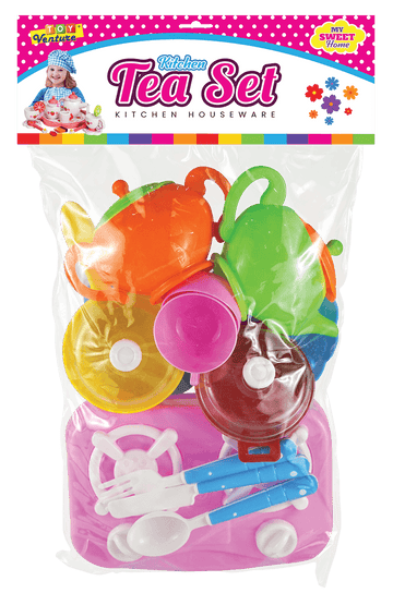Kitchen Tea Set – Pretend Cooking & Tea Party Playset for Kids - Toy Venture