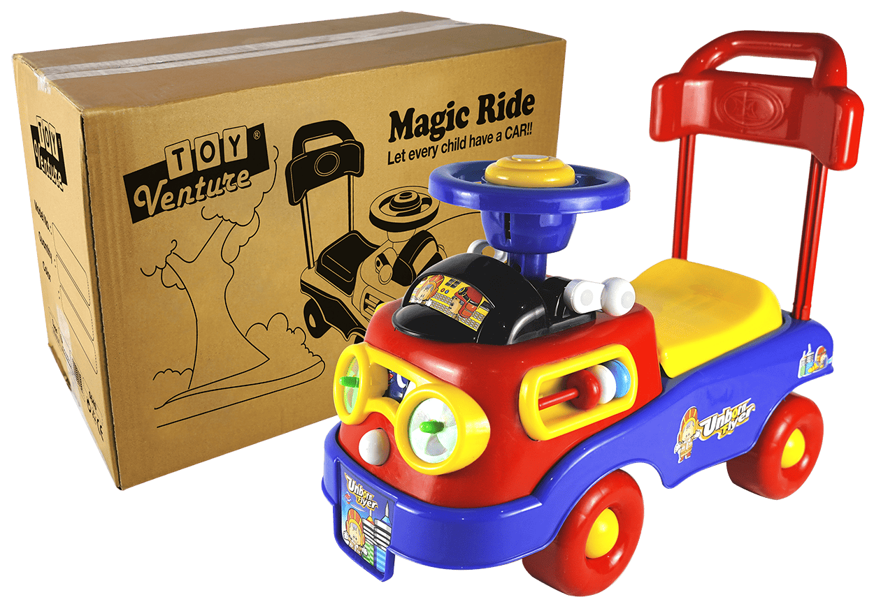 Magic Ride Push Car – Fun & Safe Ride - On Toy for Toddlers - Toy Venture