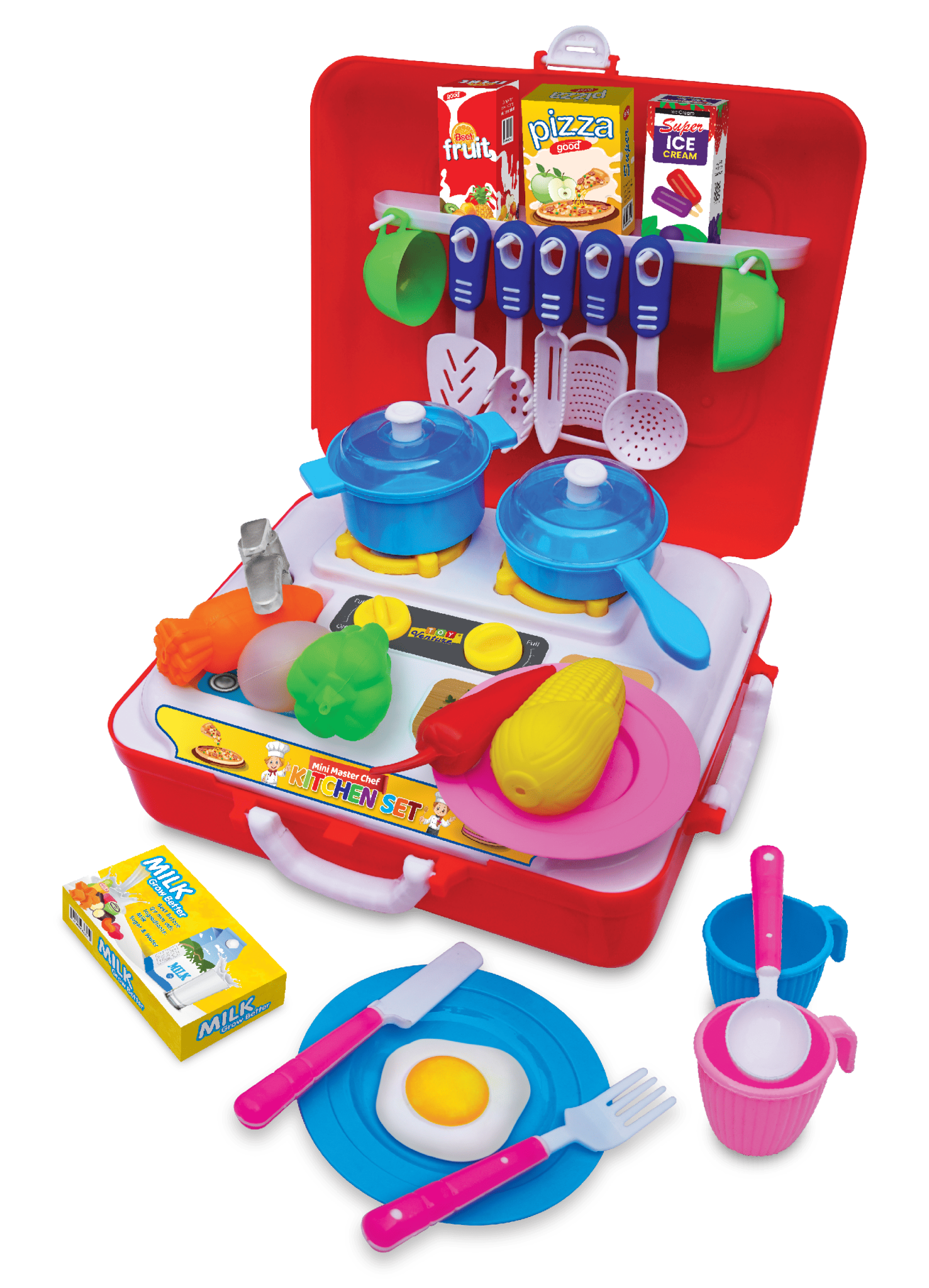 Mini Master Chef Briefcase – Portable Kitchen Playset for Kids - Toy Venture