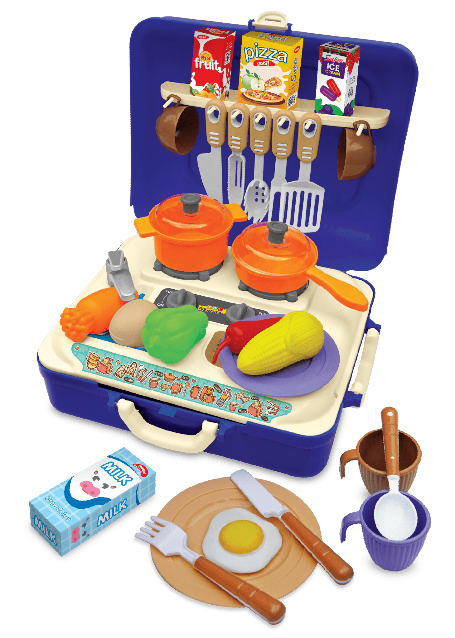 Mini Master Chef Briefcase – Portable Kitchen Playset for Kids - Toy Venture
