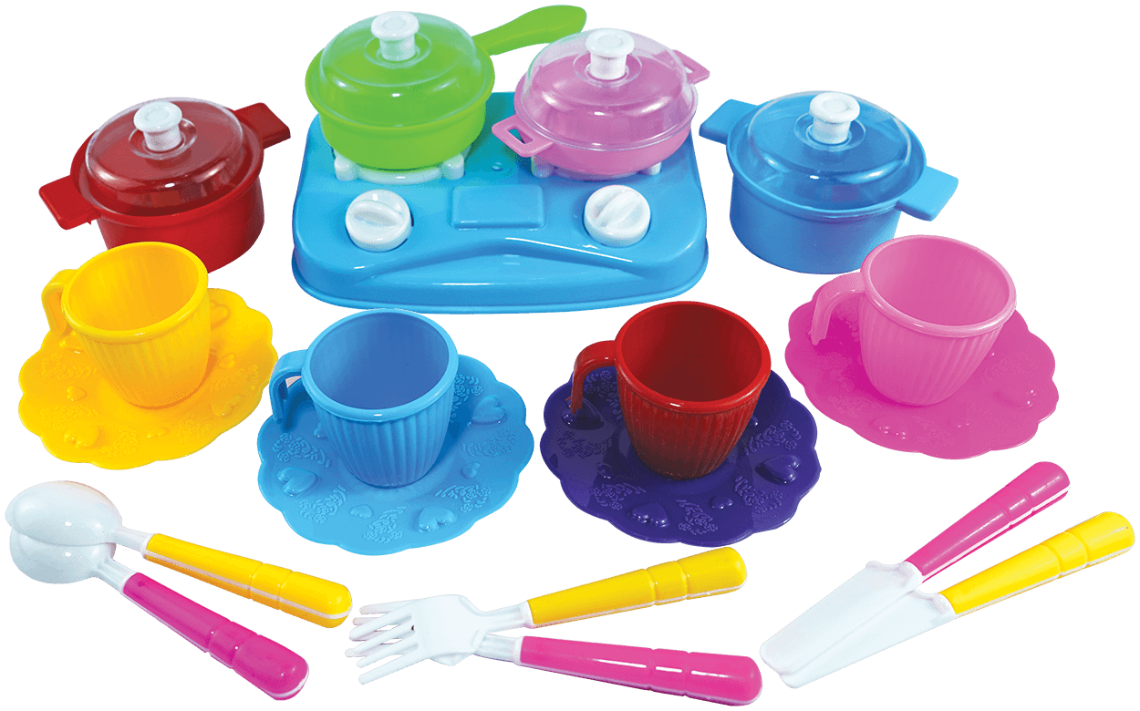 Multi Kitchen Set – Pretend Cooking Toy Playset for Kids - Toy Venture