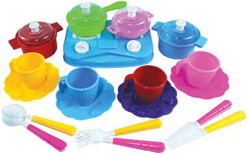 Multi Kitchen Set – Pretend Cooking Toy Playset for Kids - Toy Venture