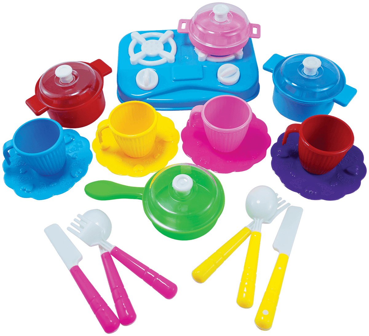 Multi Cook Toy Multi Kitchen Set – Pretend Cooking Toy Playset for Kids – Toy Venture