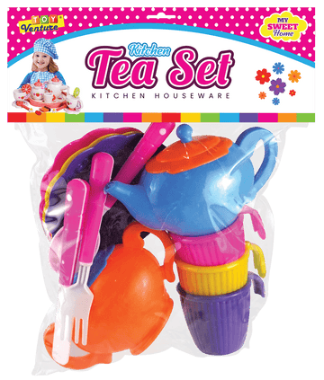 Multi Tea Set – Pretend Tea Party Playset for Kids - Toy Venture
