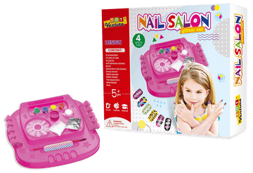 Nail Saloon Set – Pretend Beauty & Manicure Playset for Kids - Toy Venture