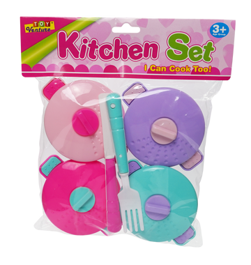 Kitchen Set (Pot Set) – Pretend Cooking Playset for Kids