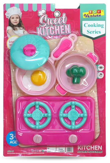 Sweet Kitchen Card – Pretend Play Cooking Toy for Kids - Toy Venture