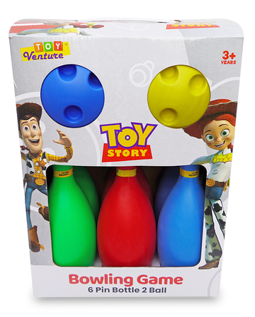 Toy Story Bowling Game – 6 Pins & 2 Balls Playset - Toy Venture